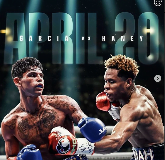 Latest update on Ryan Garcia: he is focusing on Haney fight