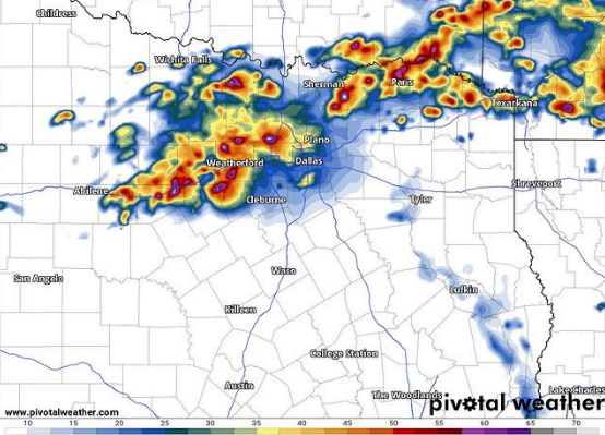 A lot of FOX 4 customers have uploaded videos and pictures of what they witnessed.Before daybreak, the worst of the severe weather inside the Dallas city limits passed through. The pelting rain and wind startled a lot of people in North Texas.