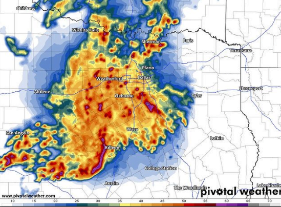 Weather in Dallas Storms in North Texas leave a path of destruction